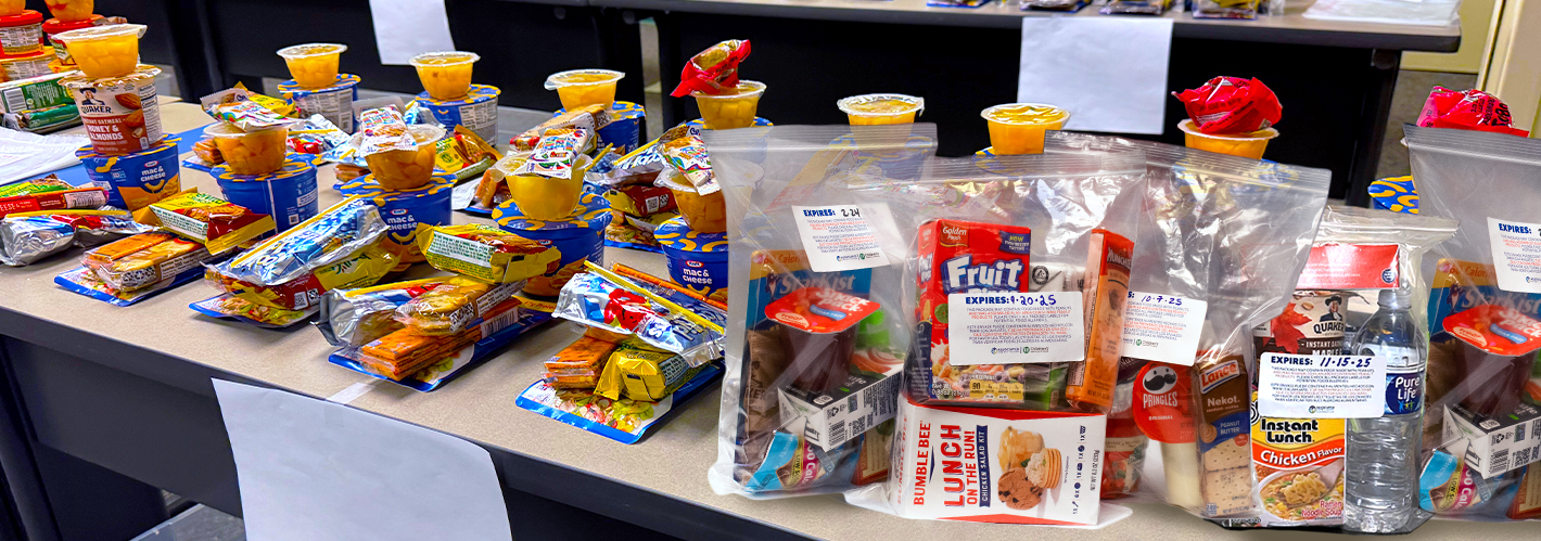Images of Meal Bags that will be distributed